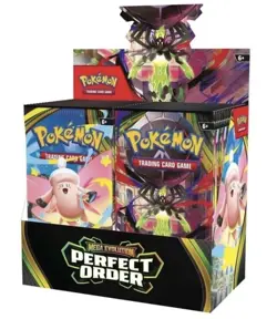 Pokemon TCG: Mega Evolution-Perfect Order Booster Box (36 Packs) PRESALE - Image 1