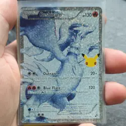 Pokemon TCG Reshiram Celebrations Classic Collection Full Art Holo 130 HP 113/1… - Image 1