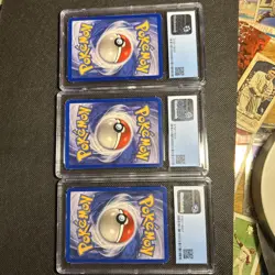 Pokemon WOTC Machop Machoke Machamp SHADOWLESS 1st EDITION CGC Graded 7,6,7 - Image 2