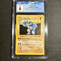 Pokemon WOTC Machop Machoke Machamp SHADOWLESS 1st EDITION CGC Graded 7,6,7 - Image 5