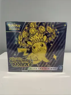 Surging Sparks Elite Trainer Box ETB - Pokemon Scarlet & Violet - Sealed Box - Image 1