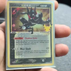 Pokemon TCG Greninja Star SWSH144 Promo Holo Water Type 130 HP 100 Attack - Image 1