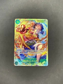 One Piece Monkey D. Luffy OP13-118 Carrying on His Will Secret Rare Foil - Image 1