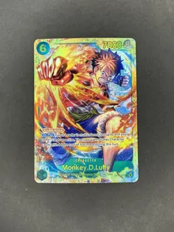 One Piece Monkey D. Luffy OP13-118 Carrying on His Will Secret Rare Foil - Image 1