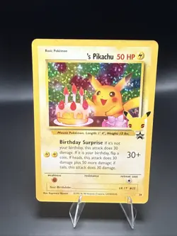 Pokemon TCG Birthday Pikachu Celebrations Classic Collection Promo Card #24 - Image 1