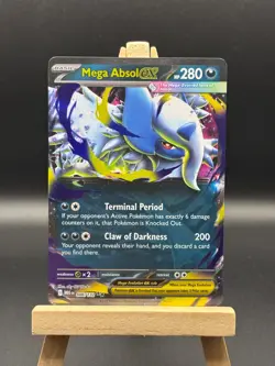 Pokemon Card Mega Absol EX 086/132 Double Rare Mega Evolution Base Set NM 086 - Image 1