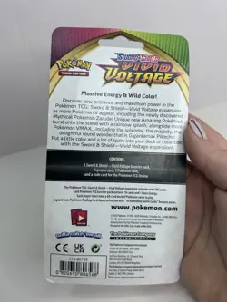 Pokemon TCG Sealed Cards Sword & Shield Vivid Voltage Booster Pack - Scorbunny - Image 3