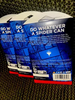 Lot Of 3 MTG: Magic The Gathering Marvel Spider-Man Play Sleeved Booster Packs - Image 5