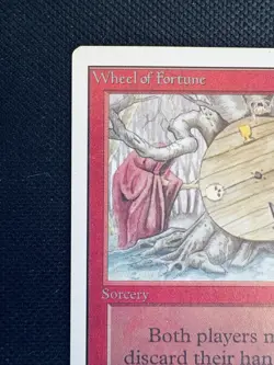 WHEEL OF FORTUNE UNLIMITED rare Magic the Gathering MTG - Image 2