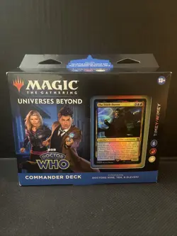 Mtg Doctor Who Commander Deck, Doctors Nine, Ten And Eleven. 195166228815 - Image 1