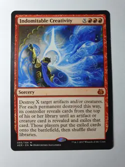 MTG - Indomitable Creativity - Aether Revolt #085 - N/M Mythic - Image 1