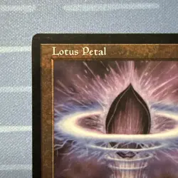 Lotus Petal - Tempest - Magic The Gathering - Vintage 1997 - Image 2