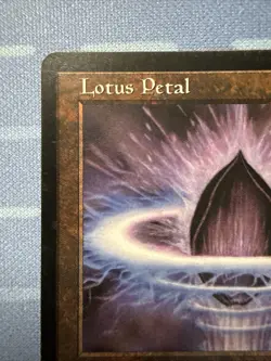 Lotus Petal - Tempest - Magic The Gathering - Vintage 1997 - Image 2