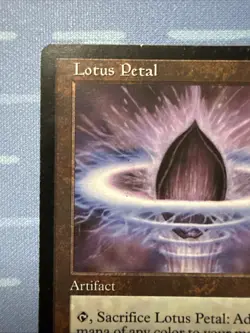 Lotus Petal - Tempest - Magic The Gathering - Vintage 1997 - Image 2