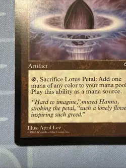Lotus Petal - Tempest - Magic The Gathering - Vintage 1997 - Image 5