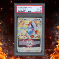 Pokemon Silver Tempest LUGIA VSTAR 139/195 PSA 10 - Image 1