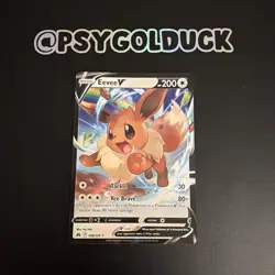 Pokemon TCG Eevee V Crown Zenith 108/159 Holo Ultra Rare Mint A29 - Image 1