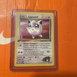 Pokemon TCG Erika's Jigglypuff 69/132 Gym Challenge Common WOTC vintage - Image 1