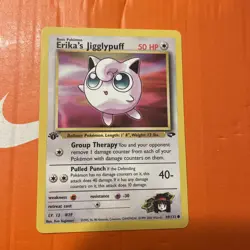 Pokemon TCG Erika's Jigglypuff 69/132 Gym Challenge Common WOTC vintage - Image 3