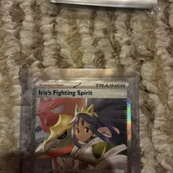 Iris's Fighting Spirit 292 / 217 SIR Pokemon Ascended Heroes NM FRESH PULL - Image 2
