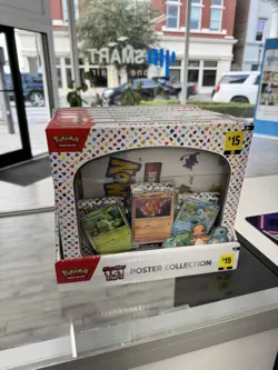 6 Pokemon TCG Scarlet & Violet - 151 Poster Collection Boxes With Display SEALED 820650853166 - Image 1