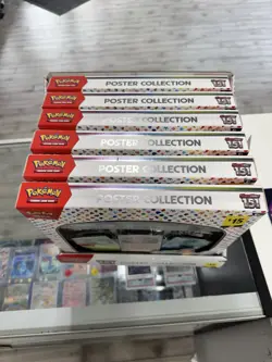 6 Pokemon TCG Scarlet & Violet - 151 Poster Collection Boxes With Display SEALED 820650853166 - Image 2