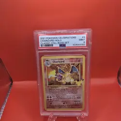 Pokemon TCG Charizard 4/102 Celebrations Classic Collection Holo Rare Psa 9 - Image 1