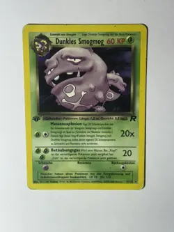 Pokemon Karte - Dunkles Smogmog (31/82) Team Rocket Set - 1. Edition - Deutsch - Image 1