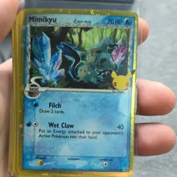 Pokemon TCG Mimikyu Sm-Cosmic Eclipse Rare Regular Basic 70 HP 20 Attack 97/236 - Image 1