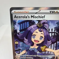 Pokemon TCG Acerola’s Mischief 165/132 Me01: Mega Evolution Ultra Rare Near Mint - Image 2
