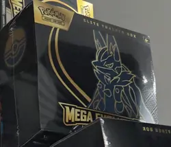 Pokemon TCG Mega Evolution Elite Trainer Box Lucario ETB Factory Sealed - Image 1