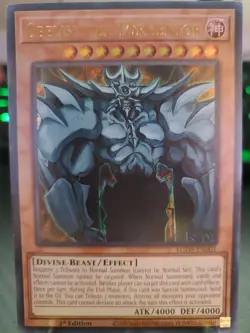 Yugioh Obelisk the Tormentor EGO1-EN001 1st Edition Ultra Rare NM - Image 1