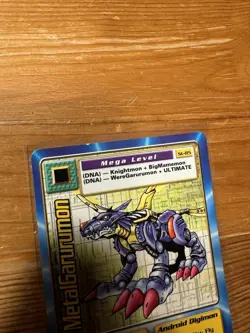 Digimon ST-85 MetalGarurumon Swedish Promo Card TCG Rare Bandai LP/Played - Image 4