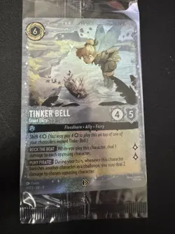 Tinker Bell - Giant Fairy Disney Lorcana Promo Cards Holo SEALED - Image 1