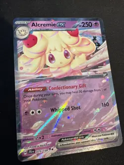 Alcremie ex 075/159 Double Rare 2025 Journey Together Pokemon Card NM - Image 1