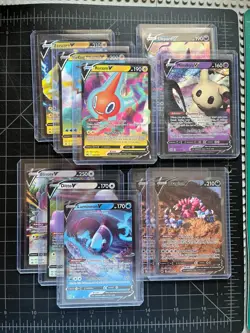 Pokemon V Lot 10 Cards - Pikachu, Rotom, Zeraora, Mimikyu, Ditto + Others - Image 1