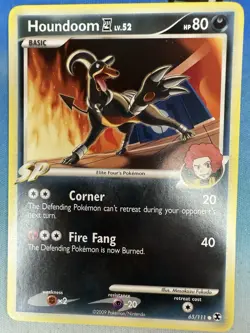 Houndoom 65/111 Diamond & Pearl Rising Rivals Non-holo Rare 2009 Pokemon Card - Image 1