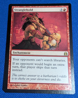 Stranglehold, Commander 2011, Magic the Gathering, MTG - Image 1