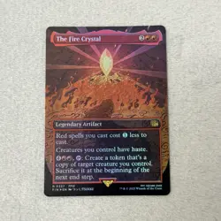The Fire Crystal Borderless Foil 337 Final Fantasy MTG NM - Image 3