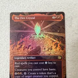 The Fire Crystal Borderless Foil 337 Final Fantasy MTG NM - Image 4