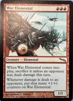 War Elemental Mirrodin 112/306 Rare MTG Magic The Gathering LP - Image 1