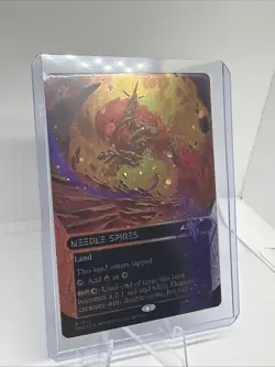 Needle Spires (0120) (Borderless) (Galaxy Foil) Edge of Eternities: Stellar... - Image 2