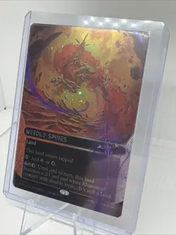 Needle Spires (0120) (Borderless) (Galaxy Foil) Edge of Eternities: Stellar... - Image 3