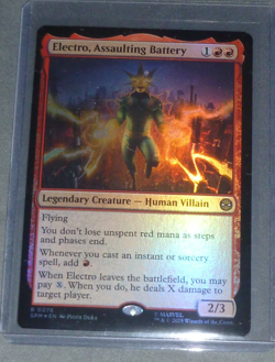 Electro Assaulting Battery Marvel's Spider-Man Foil MTG Magic the Gathering 0076 - Image 1