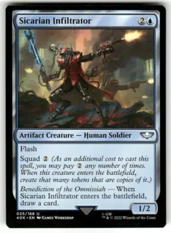 Sicarian Infiltrator - MTG Universes Beyond: Warhammer 40K - Near Mint - Image 1