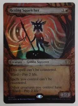 Magic The Gathering - Hexing Squelcher FOIL 317 - Lorwyn Eclipsed NM - Image 1