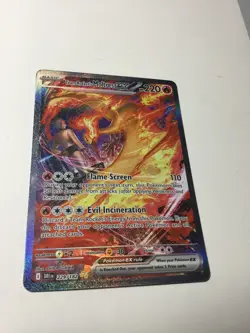 Pokemon TCG Team Rockets Moltres EX Holo Card 229/182 Sir Destined Rivals - Image 4