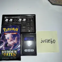 Heavy! 22.33g HIDDEN FATES 🔥🔥 Pokemon TCG Booster Pack Sealed New - Image 1