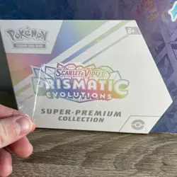 Pokemon Prismatic Evolutions Super Premium Collection SPC Sealed - SMALL TEAR - Image 2