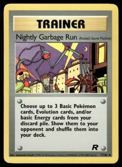 Pokemon Cards Nightly Garbage Run 77/82 UNLIMITED Team Rocket Uncommon NM *2 - Image 1